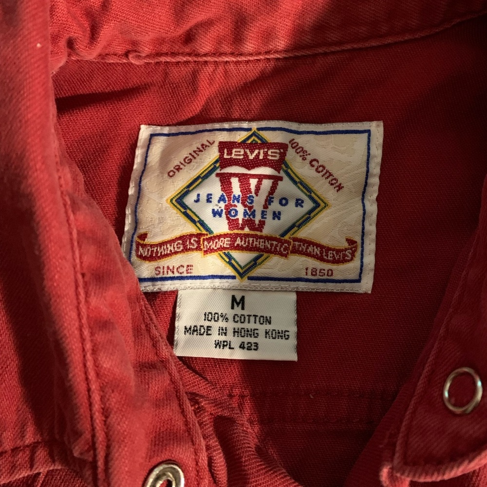 Levi Vintage Red Jacket